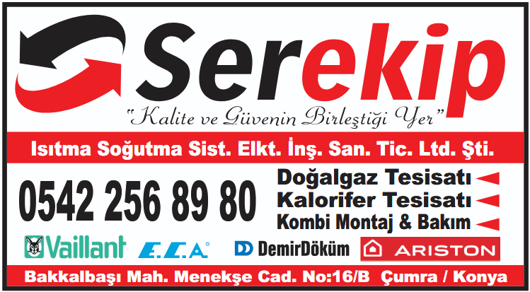 Serekip Isıtma Soğutma Sistemleri İnş.San.Tic.Ltd.Şti. Kartviziti